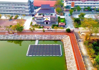泰國400kW水面浮體光伏項目順利竣工